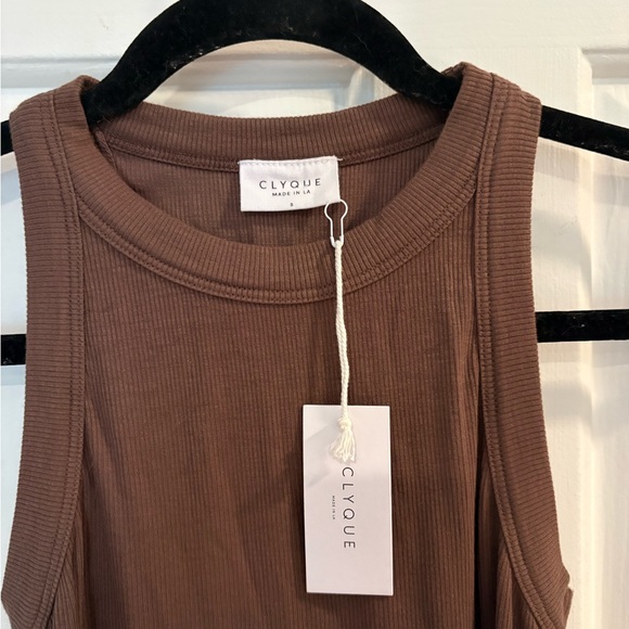 Clyque Chocolate Brown Midi Dress - Picture 6 of 10